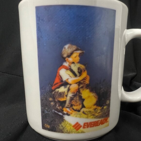 Eveready Classic Boy Finds Lost Dog Ceramic Coffee Mugs  Set of 3  ** 3.75" Tall - Picture 3 of 6